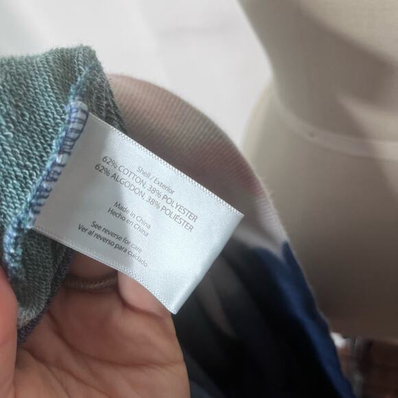 Wildfox Navy Tie Dye French Terry Hoodie Large - Picture 6 of 7